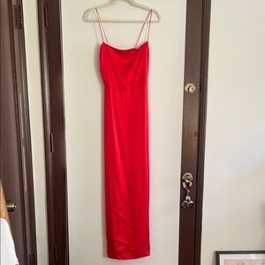 Reformation Frankie Silk Dress